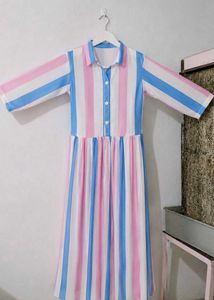 Striped Midi Dress
