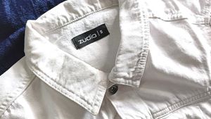 White Denim Jacket