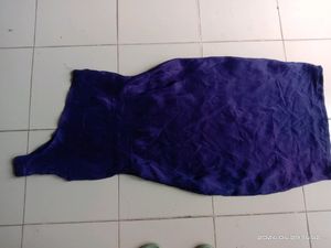 Blue Colour One Shoulder Off Dress