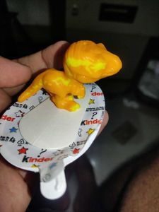 Kinder Joy Dinosaur Figures 4 pieces all with acce