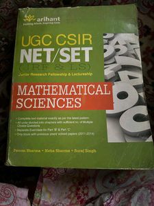UGC CSIR NET/SET Mathematical Sciences