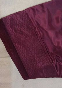Elegant Pleated Purple salwar crepe