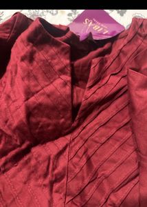 Elegant Maroon Kurta Unused with Stylish Color
