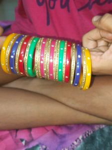 Multicolored Set For Two Hand
