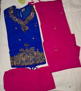 Peacock COLOUR Lehenga Choli ( 7 - 8.5 years)