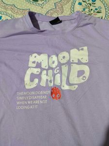 Purple "Moon Child" Graphic T-Shirt