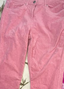 Pink Denim Slim Fit