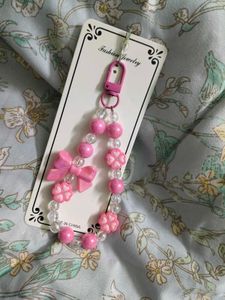 Cute Pink Beaded charm