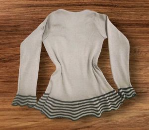 Vintage Embellished Knit Top