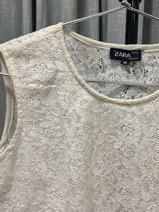 Zara Lace Sleeveless Top