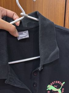 Puma Black Polo Shirt