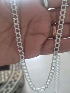 Silver Chain CZ for men's nd women's (16 gram)