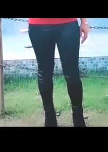 WOMEN TRENDY INSTAGRAM JEGGING COLOUR BLACK