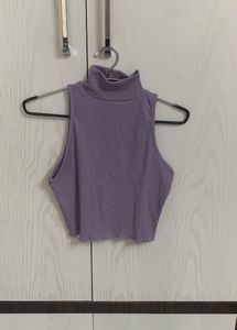 ⛔Sale❤‍🔥Lilac Turtle Neck Top