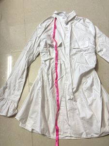 Chic White Shirt Dress