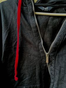 Navy Blue Zip-Up Hoodie for women