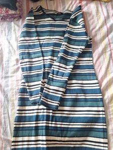 Striped Long Sleeve Dress