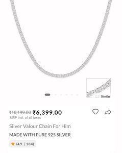 price drop 📉 Giva 925 Real Silver Chain