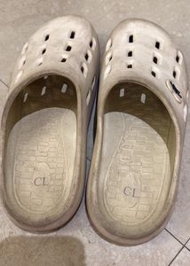 Cream Casual Clogs