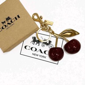 Coach Cherry Keychain Charm