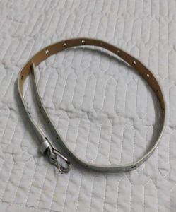 Sparkly Silver Fashion Belt