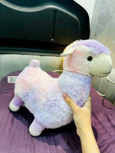 Cute Tie-Dye Llama Plush Toy