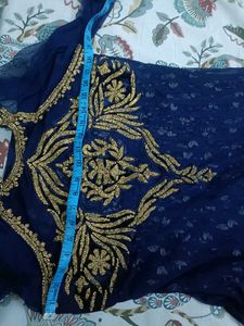 fixed price Heavy Party Wear Anarkali &amp; Dupatta In