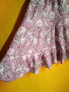 Girls Floral Print Dress with Jacket