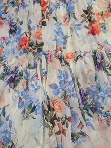 Floral Tiered Off-Shoulder Maxi Dress