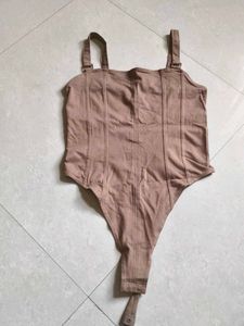 HnM Tan Bodysuit Top