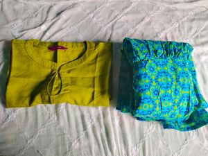 Kurta With Skirt Set