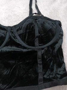 velvet light padded and wired top