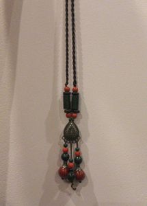 Unique Beaded Pendant Necklace
