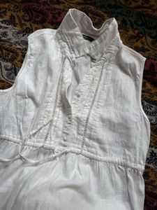 Flowy White mini dress