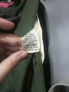 Woolen Olive Green Kurta
