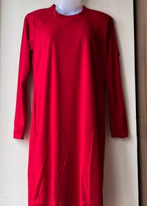 Red Long Sleeve dress