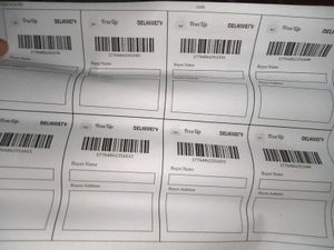 shipping label 5 pepar