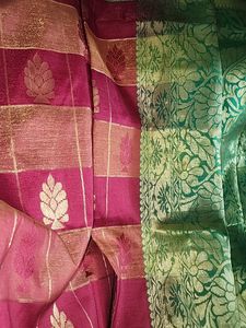 Red &amp; Gold Kanjivaram Saree