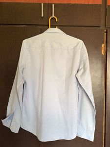 Classic Light Blue Patterned Shirt