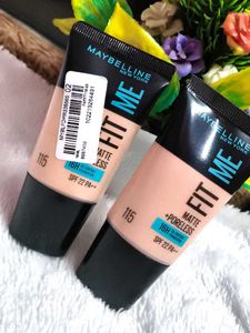 Pack of 2 Maybelline New York Liquid Foundation, M