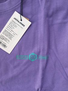 JACK&amp;JONES Men's Purple Graphic T-Shirt