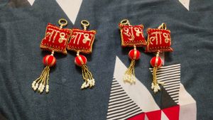 beutiful hanging shubh Labh  1 pair