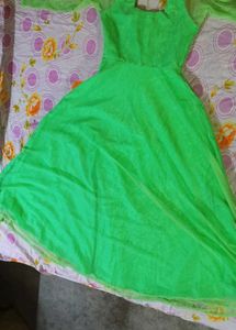 A Beautiful Green Gown Made By Mee