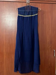 Party Wear Royal Blue Kurta