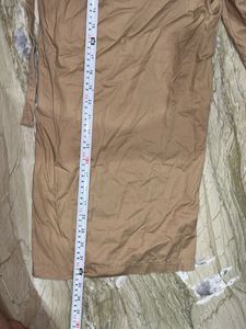 Stylish Wide-Leg Khaki Pants Capri
