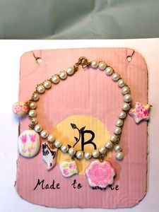 Charming Beaded choker with Charms