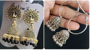 Pack 2 Fancy Traditional Earring