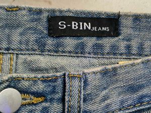 S-BIN JEANS VINTAGE LIGHT WASH WIDE LEG BARREL JEA