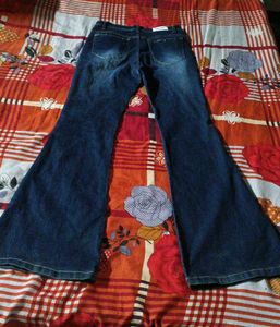 Flared Denim Jeans