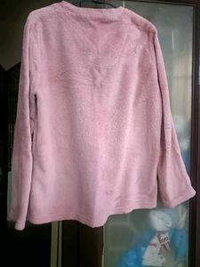 Beautiful Pink Flannel Sweatshirt In Xl Size